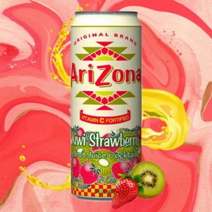 Arizona Kiwi Starwberry kiwi és eper ízű üdítőital 650ml