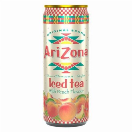 Arizona Peach Flavour Black Tea őszibarack ízű fekete tea 330ml