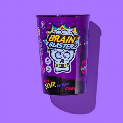 Brain Blasterz Dark Fruits gyümölcs ízű savanyú cukorka válogatás 48g