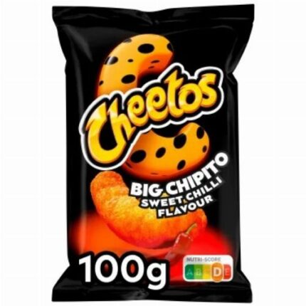 Cheetos Big Chipito Sweet Chilli kukorica chips 100g Szavatossági idő: 2025-02-01