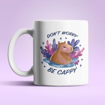 Don't worry Be cappy capybara bögre