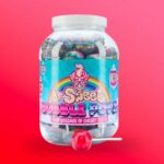 Dr Sweet Bubble Popz cseresznyés nyalókák 70 db 1750g