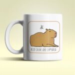 Keep calm like Capybara fehér bögre