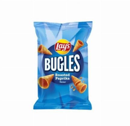 Lays Bugles Roasted Paprika sült paprikás kukoricachips 160g