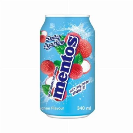 Mentos Salty Lychee sós licsi ízű üdítő zselédarabokkal 340ml