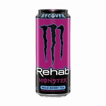 Monster Energy Wild Berry Tea Rehab erdei bogyós ízű energiaital 458ml