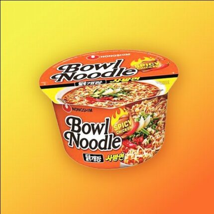 Nongshim Bowl Noodle csípős csirke ízű tésztaleves tálban 100g