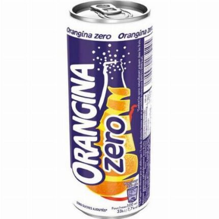 Orangina Zero enyhén szénsavas cukormentes rostos narancslé 330ml Szavatossági idő: 2025-01-12