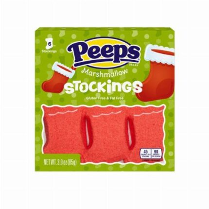 Peeps Marshmallow Stockings karácsonyi zokni formájú mályvacukor 85g