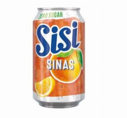 Sisi Sinas Zero Sugar narancs ízű szénsavas cukormentes üdítő 330ml