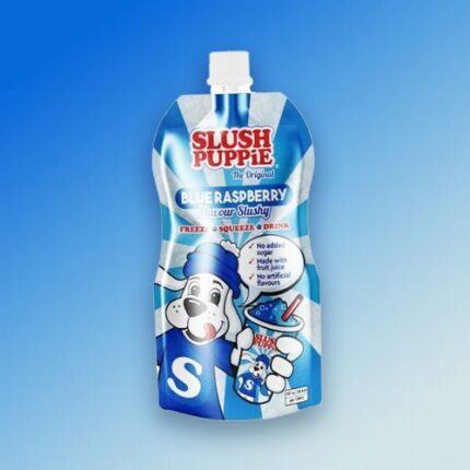 Slush Puppie Blue Raspberry Slushy kék málna ízű jégkása 250ml Szavatossági idő: 2025-01-31