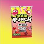 Sour Punch Bites Rad Reds gyümölcsös gumicukor 142g