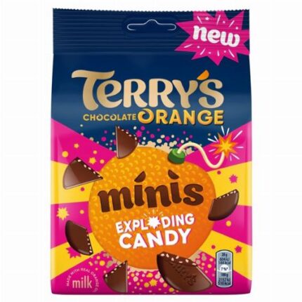 Terrys Chocolate Orange Minis Exploding Candy narancsos csoki robbanócukorral 105g