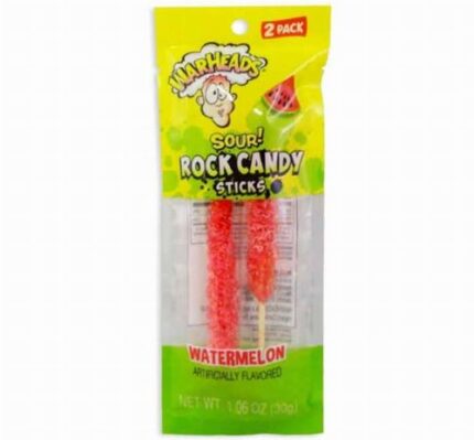 Warheads Rock Candy Stick Watermelon görögdinnye ízű nyalók robbanócukorral 30g